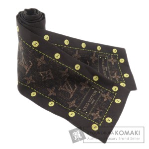 ルイヴィトン LOUIS VUITTON  バンドー モノグラム  スカーフ シルク レディース  中古