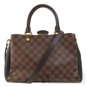 ルイヴィトン LOUIS VUITTON  ブリタニー ダミエ エベヌ  ハンドバッグ ダミエキャンバス 中古