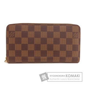 ルイヴィトン LOUIS VUITTON N41661  ジッピー・ウォレット ダミエ エベヌ  中古