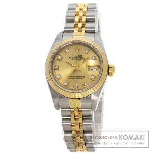 ロレックス ROLEX 69173G  デイトジャスト 10P ダイヤモンド  腕時計 ステンレススチール 中古