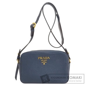 プラダ PRADA  ロゴ  ショルダーバッグ レザー レディース  中古