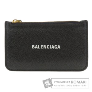 バレンシアガ BALENCIAGA 594214  ロゴモチーフ  コインケース カーフ レディース  中古