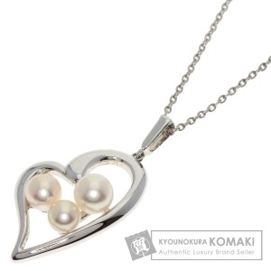 ミキモト MIKIMOTO  パール 真珠  ネックレス シルバー レディース  中古