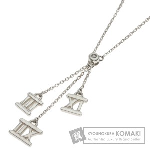 ティファニー TIFFANY&Co.  アトラス 3シンボル 1P ダイヤモンド  ネックレス シルバー 中古