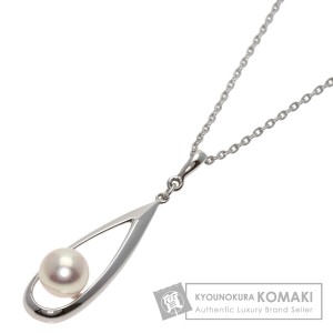 ミキモト MIKIMOTO  パール 真珠  ネックレス シルバー レディース  中古