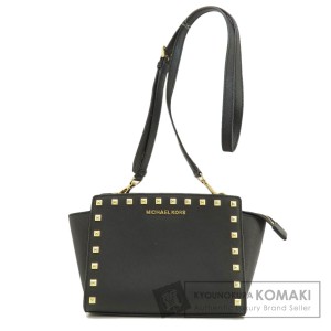 マイケルコース Michael Kors  ロングショルダー スタッズ  ショルダーバッグ レザー 中古