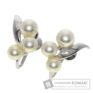 ミキモト MIKIMOTO  パール 真珠  イヤリング シルバー レディース  中古