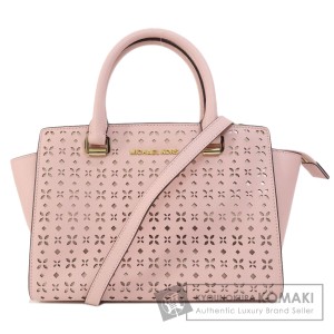 マイケルコース Michael Kors  セルマ パンチング 2WAY   ハンドバッグ レザー レディース  中古