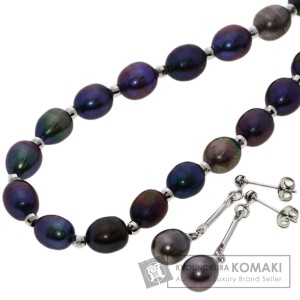 セレクトジュエリー SELECT JEWELRY  淡水パール 真珠 ピアスセット  ネックレス シルバー     中古