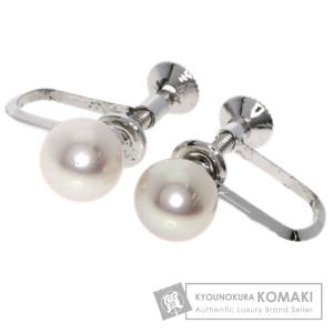 ミキモト MIKIMOTO  アコヤパール 真珠  イヤリング シルバー レディース  中古