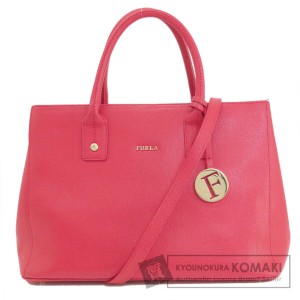 フルラ Furla  ロゴ金具 2WAY  トートバッグ レザー レディース  中古