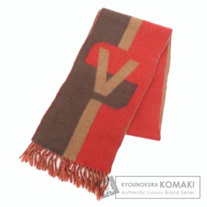 ルイヴィトン LOUIS VUITTON  エシャルプ V・イストリック  マフラー ウール レディース  中古