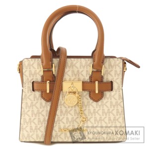 マイケルコース Michael Kors  MKシグネチャー 2WAY  ハンドバッグ レザー レディース  中古