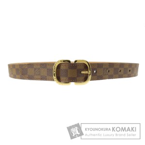 ルイヴィトン LOUIS VUITTON M9744  ベルト・ミニ 25MM ダミエ エベヌ  ベルト ダミエキャンバス 中古