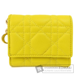 クリスチャンディオール CHRISTIAN DIOR  レディディオール  二つ折り財布（小銭入れあり） 中古