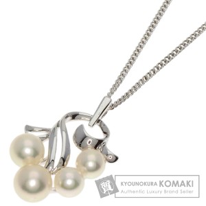 ミキモト MIKIMOTO  パール 真珠   ネックレス シルバー レディース  中古