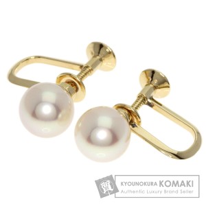 ミキモト MIKIMOTO  パール 真珠  ピアス K14イエローゴールド レディース  中古