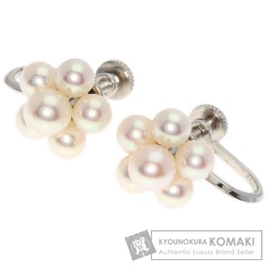 ミキモト MIKIMOTO  パール 真珠  イヤリング シルバー レディース  中古