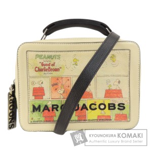 マーク・ジェイコブス MARC JACOBS  ピーナッツコラボ 2WAY  ショルダーバッグ レザー 中古