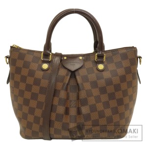 ルイヴィトン LOUIS VUITTON N41545  シエナPM ダミエ エベヌ  ハンドバッグ ダミエキャンバス 中古