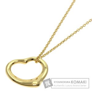 ティファニー TIFFANY&Co.  オープンハート  ネックレス K18イエローゴールド レディース  中古