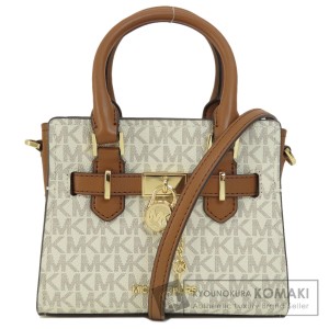 マイケルコース Michael Kors  MKシグネチャー 2WAY  ハンドバッグ レザー レディース  中古