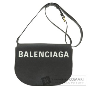 バレンシアガ BALENCIAGA  ロゴ  ショルダーバッグ レザー レディース  中古