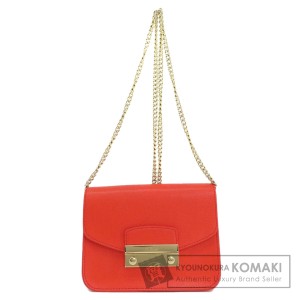 フルラ Furla  ジュリア チェーンショルダー  ショルダーバッグ レザー レディース  中古