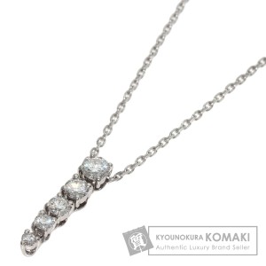 ミキモト MIKIMOTO  ダイヤモンド  ネックレス K18ホワイトゴールド レディース  中古