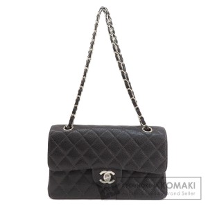 シャネル CHANEL  マトラッセ シルバー金具  ショルダーバッグ キャビアスキン レディース  中古