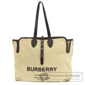 バーバリー BURBERRY  ロゴ  トートバッグ キャンバス レディース  中古