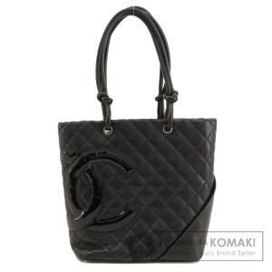 シャネル CHANEL A25166  カンボンライン スモール シルバー金具  ハンドバッグ カーフ 中古