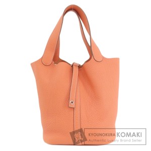 エルメス HERMES  ピコタンロックMM ピンク シルバー金具  トートバッグ トリヨン 中古