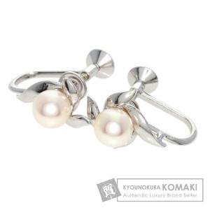 ミキモト MIKIMOTO  パール 真珠  イヤリング シルバー レディース  中古