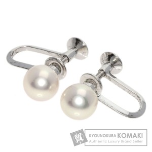 ミキモト MIKIMOTO  アコヤパール 真珠  イヤリング シルバー レディース  中古