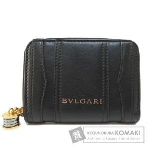 ブルガリ BVLGARI  ロゴ  コインケース レザー レディース  中古