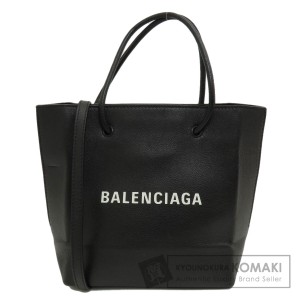 バレンシアガ BALENCIAGA 555140  ショッピングトート XXS 2WAY  ハンドバッグ レザー レディース  中古