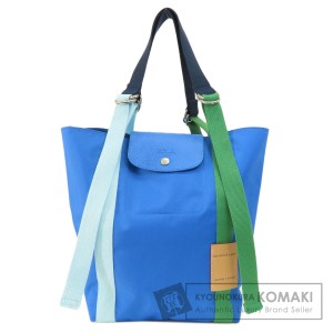 ロンシャン Longchamp  ロゴ  トートバッグ ナイロン素材 レディース  中古