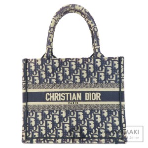 クリスチャンディオール CHRISTIAN DIOR  ブックトート  ハンドバッグ キャンバス レディース  中古