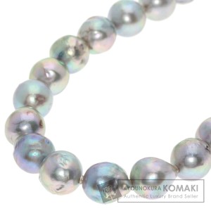 セレクトジュエリー SELECT JEWELRY  グレー バロックパール 真珠  ネックレス シルバー     中古