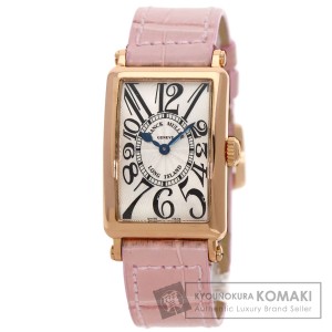 フランクミュラー FRANCK MULLER  902QZ  ロングアイランド  腕時計 K18ピンクゴールド 革   中古