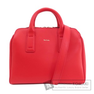 ポール・スミス Paul Smith  ロゴ 2WAY  ボストンバッグ レザー レディース  中古