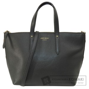 ジミーチュウ Jimmy Choo  スターモチーフ 2WAY  トートバッグ レザー レディース  中古