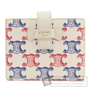 セリーヌ CELINE  トリオンフ  二つ折り財布（小銭入れあり） PVC レディース  中古