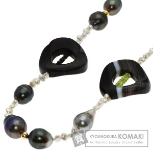 セレクトジュエリー SELECT JEWELRY  淡水パール ブラックパール 真珠 アゲート 中古