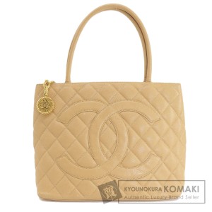 シャネル CHANEL  復刻トート ゴールド金具  トートバッグ キャビアスキン レディース  中古