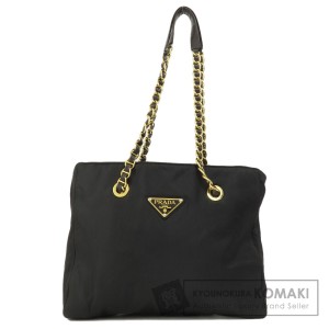 プラダ PRADA B4832  ロゴ金具  トートバッグ ナイロン素材 レディース  中古