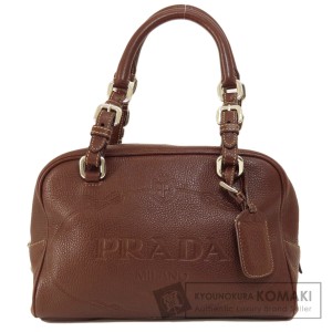 プラダ PRADA  ロゴ  ハンドバッグ レザー レディース  中古