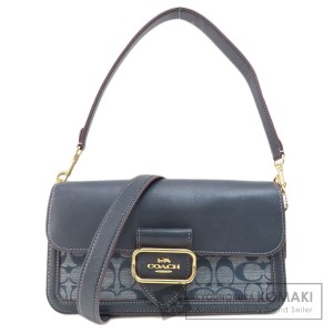 コーチ COACH CH137  シグネチャー  ショルダーバッグ キャンバス レディース  中古