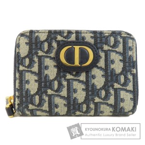 クリスチャンディオール CHRISTIAN DIOR  トロッター柄  二つ折り財布（小銭入れあり） 中古